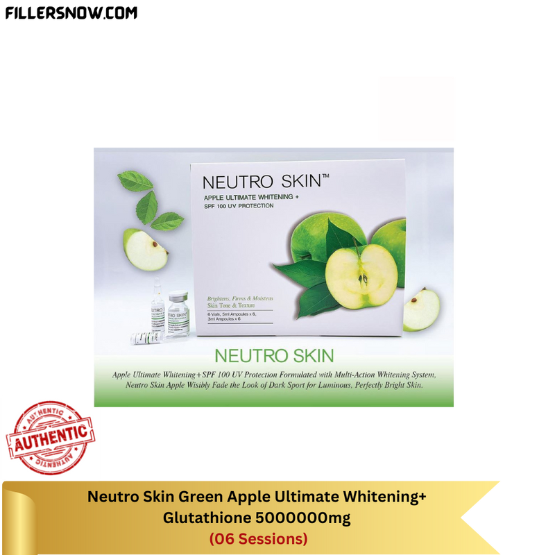 Neutro Skin Green Apple Ultimate Whitening Glutathione 5000000mg 06