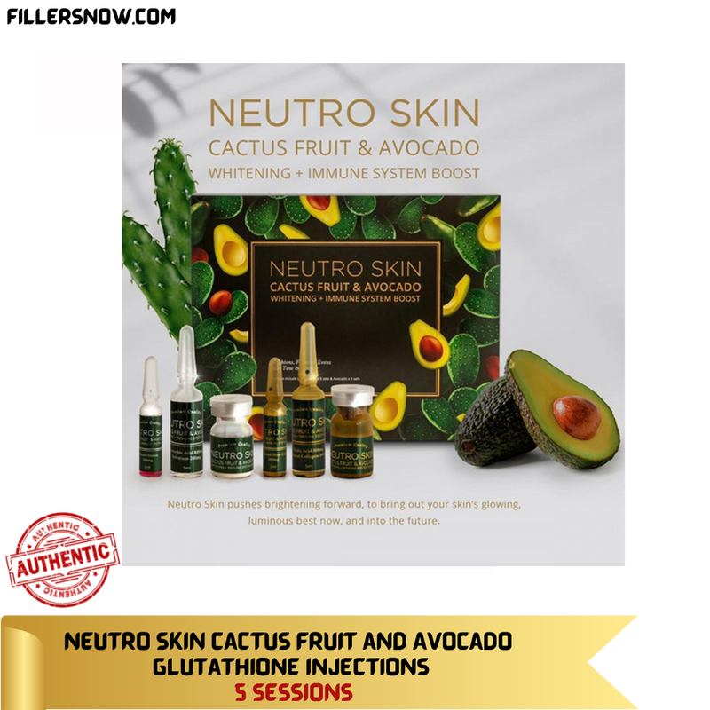 Neutro Skin Cactus Fruit and Avocado Glutathione Injections (5 Sessions)